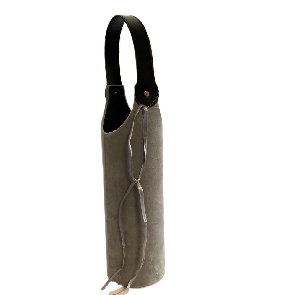 Wine Carrier Tote Bag and Wine Glass Holder - Picture 3 of 5
